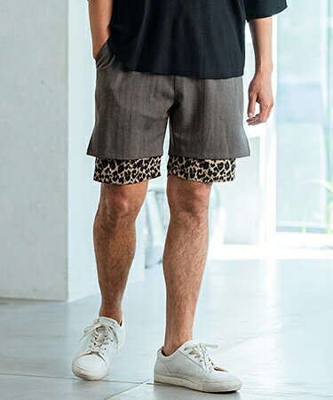 CAMBIOの【Magine(マージン)】Pigment processing sweat baker shorts ショートパンツ(MGN-241-2-027)｜アングル3