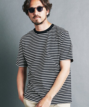 Rakuten - 【Magine(マージン)】 CTN BORDER C-N TEE S-S ボーダーTシャツ(2422-020)