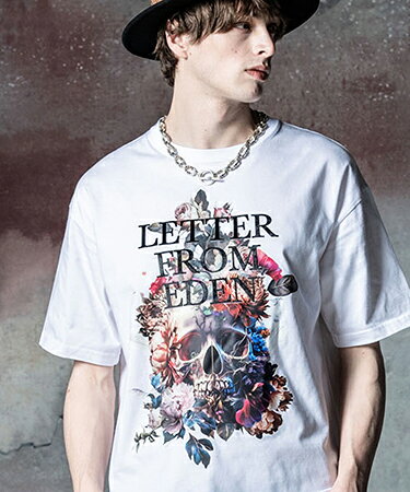 【glamb(グラム)】Skull Flower T-Shirt スカルフラワーTシャツ(GB0324-CS05)