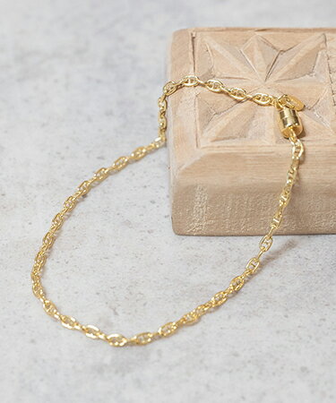 Rakuten - 【SENTI(センティ)】【予約販売ご注文から1ヶ月後出荷】FINE MARINA CHAIN BRACELET GD マリーナチェーン細ブレスレット ゴールド(4088)