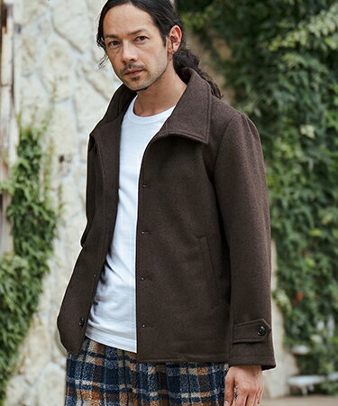 【CAMBIO(カンビオ)】メルトンシングルPコート(CMB-R0091)