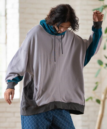 【CAMBIO(カンビオ)】Tricky Color Scheme Pull Parka パーカー(A34024cmb)