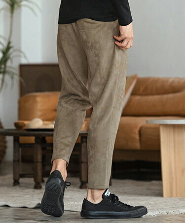【CAMBIO(カンビオ)】Fake Suede Pants フェイクスエードパンツ(CAM24AW-009) 【CAMBIO(カンビオ)】Fake Suede Pants フェイクスエードパンツ(CAM24AW-009)