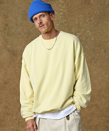 Rakuten - 【THEOREM(セオレム)】One Point Emb Pigment Laidback Sweatshirt スウェット(TRM24-T025A)