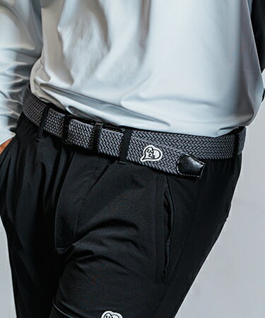 【1minute 1second(ワンミニットワンセカンド)】 heart patch mesh belt メッシュベルト(1M24F380)