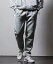 【1minute 1second(ワンミニットワンセカンド)】heart patch cardboard knit pants イージーパンツ(1M2..