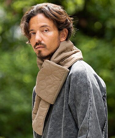 【CAMBIO(カンビオ)】Onion Quilt Muffler キルトマフラー(OP-242-021)