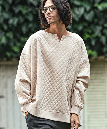 CAMBIO(ӥ) Velvet Diamond Quilt Key Neck Pullover åȥ(A35124cmb)
