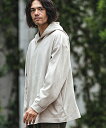 【CAMBIO(カンビオ)】カットスウェードプルパーカー