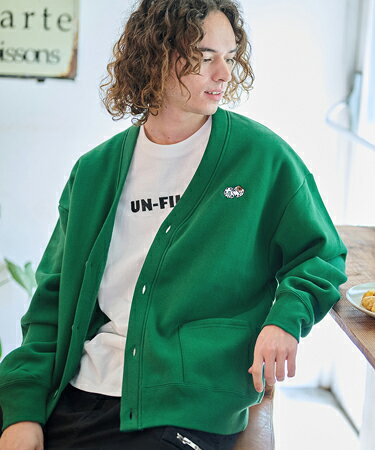 Rakuten - 【un-filled(アンフィルド)】U.F DICE EMB SWEAT CARDIGAN カーディガン(SDUF-2482)