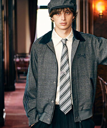 【glamb(グラム)】Glen Check Line Blouson グレンチェックラインブルゾン(GB0125-JKT12)