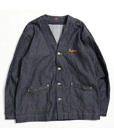 【ROTAR(ローター)】11oz Denim Cardigan デニムカーディガン(rt2512002)