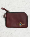 【ROTAR(ローター)】Liscio leather Studs Zipper wallet 財布(rt2489013)