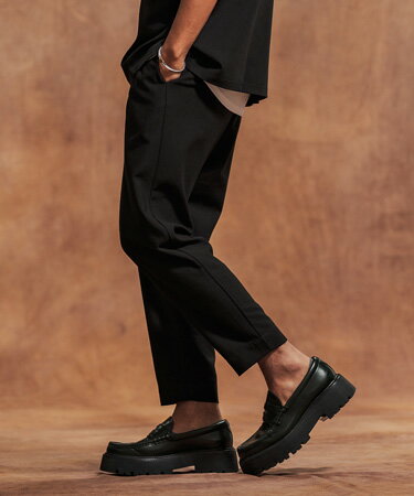 樂天商城 - 【Jih Nunc(ジーヌンク)】ストレッチタックテーパードパンツ(JIH-R1085)