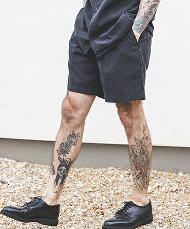 Rakuten - 【MROLIVE(ミスターオリーブ)】T-R POWDER CLOTH -ONE TACK SHORTS ショートパンツ(M251135)