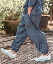 【CAMBIO(カンビオ)】Silky Stripe Denim Balloon Pants バルーンパンツ(MIU-251-018)