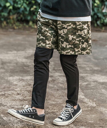 樂天商城 - 【CAMBIO(カンビオ)】Camouflage Layered Pants レイヤードパンツ(S44225cmb)