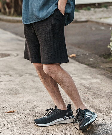 Rakuten - 【CAMBIO(カンビオ)】Waffle Cotton Knit Short Pants ニットショートパンツ(S40125cmb)