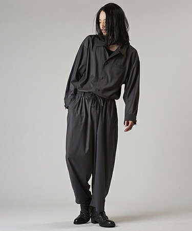 【NO ID.(ノーアイディー)】ギャザードレープオールインワン(456006-946P)