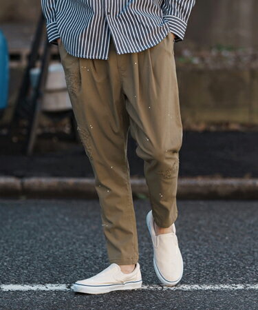 Rakuten - 【CAMBIO(カンビオ)】Stretch Back Satin Tapered Pants ミリタリーサルエルパンツ(MIU-251-038)