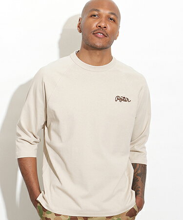 【ROTAR(ローター)】Chain Rope logo Raglan Tee ラグランTシャツ(rt2537603)