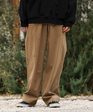 樂天商城 - 【CAMBIO(カンビオ)】Stretch Back Satin Wide Baker Pants ベイカーパンツ(MIU-251-042)