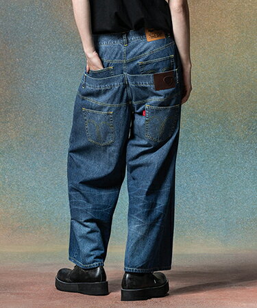 【glamb(グラム)】Back Layered Denim バックレイヤードデニム パンツ(GB0225-P04)