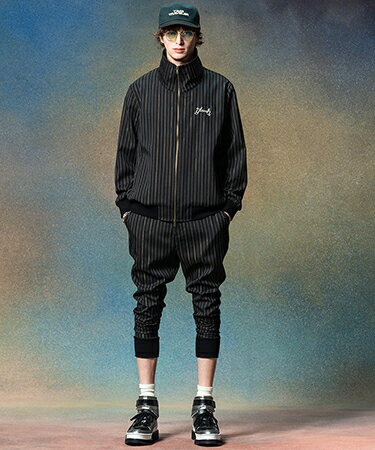 【glamb(グラム)】【予約販売5月下旬〜6月上旬入荷】Sparkle Stripe Tracksuits スパークルストライプトラックスーツ(GB0225-ST01)