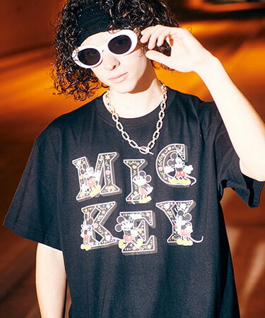 Rakuten - 【glamb(グラム)】[Mickey Mouse] Logo T-Shirt [ミッキーマウス]ロゴTシャツ(GB0225-CS04)
