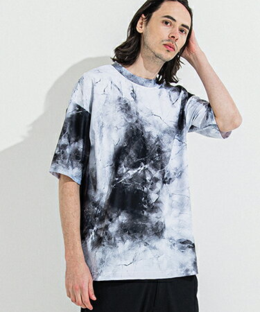 樂天商城 - 【RESOUND CLOTHING(リサウンドクロージング)】MARBLE RUSH OVER T Tシャツ(RC36-T-012)
