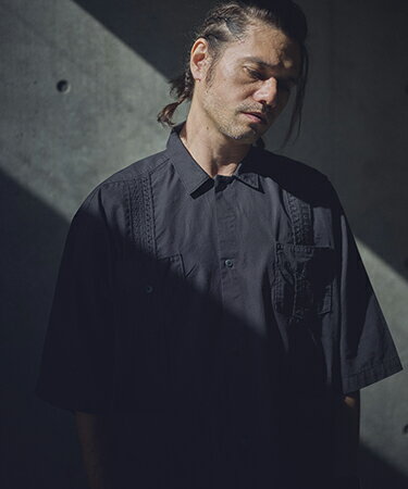 【ADAM PATEK(アダムパテック)】overdyed cuban shirt 半袖シャツ(AP2515028) 【ADAM PATEK(アダムパテック)】overdyed cuban shirt 半袖シャツ(AP2515028)