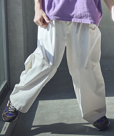 【ADAM PATEK(アダムパテック)】generous tuck relax chino pan
