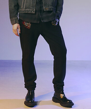 樂天商城 - 【roarguns(ロアーガンズ)】WOLF EAGLE SWEAT PT スウェットパンツ(25FGP-08)