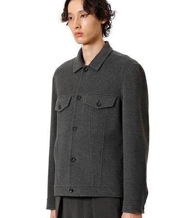 【ATTACHMENT(アタッチメント)】【予約販売10月入荷予定】 WO-CA DOUBLE FACE BEAVERTRACKER JACKET トラッカージャケット(AB52-039)