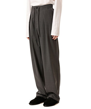 Rakuten - 【ATTACHMENT(アタッチメント)】T-W-SI STRETCH GABARDINE 1TUCK EASY TROUSERS イージーパンツ(AP52-060)