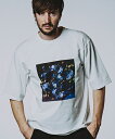 【NO ID.(ノーアイディー)】FlowerプリントT Tシャツ(856006-032T)(4)