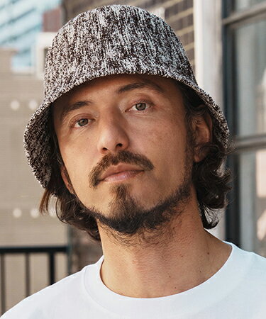 【CAMBIO(カンビオ)】Multicolor Knit Thermo Bucket Hat バケットハット(NF-251-BO015) 【CAMBIO(カンビオ)】Multicolor Knit Thermo Bucket Hat バケットハット(NF-251-BO015)