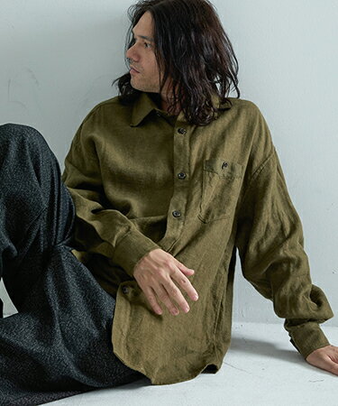 【EGO TRIPPING(エゴトリッピング)】【予約販売9月中旬〜下旬入荷】 Brushlinen リネンシャツ(616504) 【EGO TRIPPING(エゴトリッピング)】【予約販売9月中旬〜下旬入荷】 Brushlinen リネンシャツ(616504)