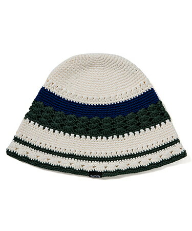 【430(フォーサーティ)】 KNIT LINE HAT ニットハット(25-102)