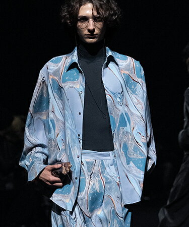 【HATRA(ハトラ)】【予約販売8月下旬〜9月上旬入荷】H2O Shirt　グラフィックシャツ(SH01-25fw)のサムネイル