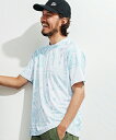 【1minute 1second(ワンミニットワンセカンド)】bandana pattern mock neck T モックネックTシャツ(1M25N080)