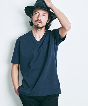 樂天商城 - 【Magine(マージン)】CTN OPEN END HEAVY V-N TEE S-S VネックTシャツ(2522-009)