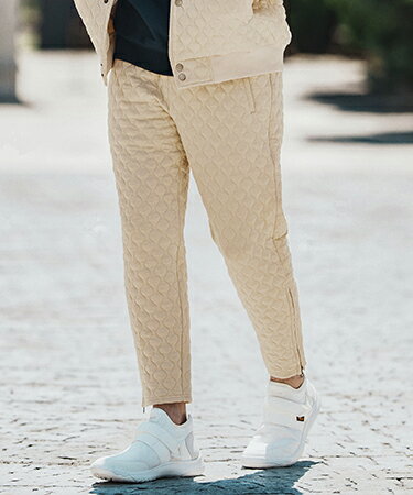 Rakuten - 【felkod(フィルコッド)】Quilted Spindle Pants キルティングパンツ(F25A130)