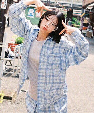 【EFFECTEN(エフェクテン)】 Distorted check L-S shirts チェックシャツ(efite-01)