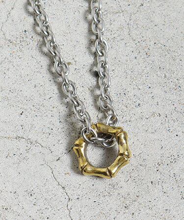 【VIVIFY LIGHT(ヴィヴィファイライト)】【予約販売ご注文から1ヶ月半後出荷】 Bamboo(brass) Necklace バンブーネックレス(VLN-004a)