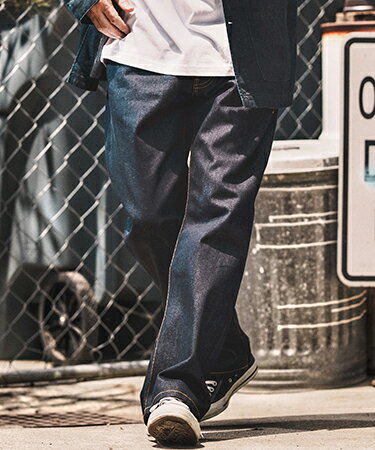 【WONDER WALL MOTEL(ワンダーウォールモーテル)】RIGID DENIM 5POCKET PANTS リジットデニムパンツ(101025)