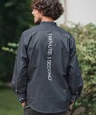 【1minute 1second(ワンミニットワンセカンド)】【予約販売9月上旬〜中旬入荷】oxford band collar shirt with logo...