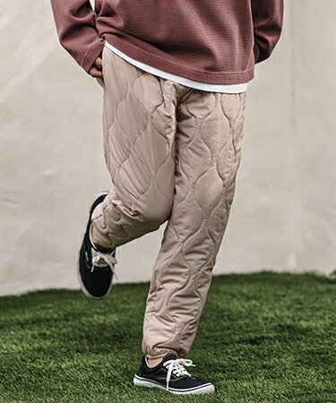 【CAMBIO(カンビオ)】オニオンキルトパンツ セットアップ(CMB-R0166)