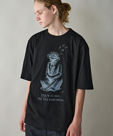 Rakuten - 【rehacer(レアセル)】Silent Bloom Relax Fit T-shirt Tシャツ(01252000040)