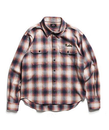 Rakuten - 【ROTAR(ローター)】Melange Check Work Shirt シャツ(rt2554014)